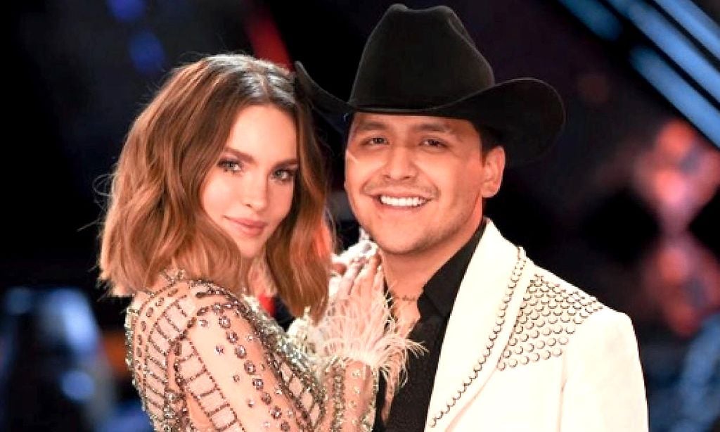 Los artistas mexicanos Belinda y Christian Nodal anuncian su compromiso