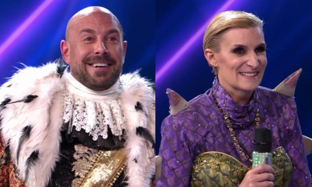 Pepe Reina y la prima de Felipe VI, María Zurita, desenmascarados en 'Mask singer 2'