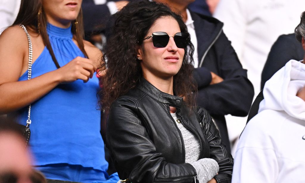 Mery Perelló presume de embarazo en el accidentado partido de Rafa Nadal en Wimbledon