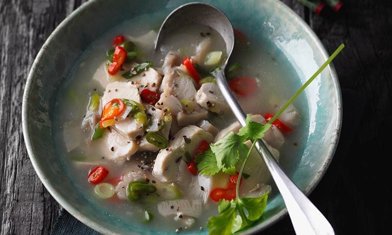 Sopas para combatir el frío