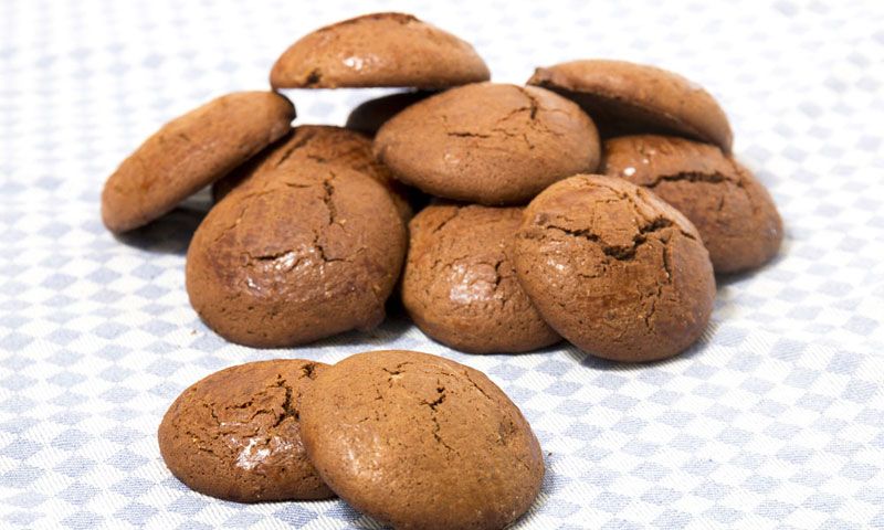 'Cookies' de algarroba a la naranja