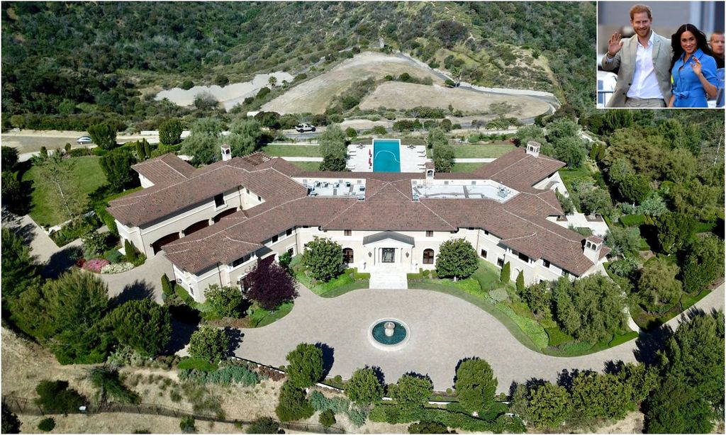 Así es por dentro la espectacular mansión donde viven Harry y Meghan