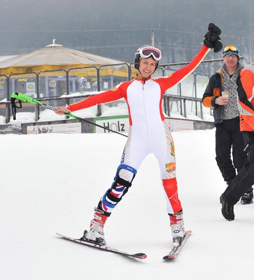 Heather Mills ha cumplido su sueño de formar parte del equipo paralímpico británico de esquí y competir en el Gran Slalom que se disputa en Abtenau, en la provincia austriaca de Salzburgo
