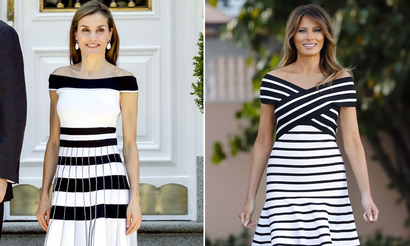 Las 6 veces en las que la reina Letizia y Melania Trump han compartido estilo