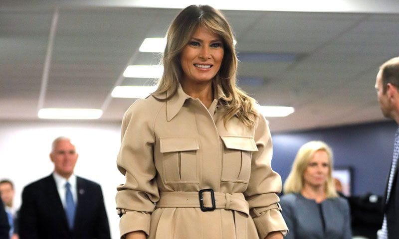 La apuesta ganadora de Melania Trump en su reaparición ante los medios