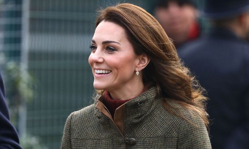 Por fin vemos la misteriosa chaqueta 'tweed' de Kate Middleton