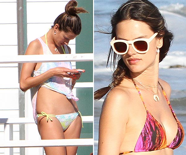 Alessandra Ambrosio, en bikini