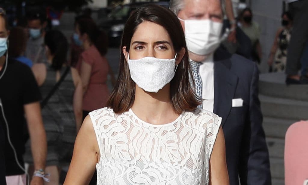 Sofía Palazuelo, pura elegancia con su conjunto semitransparente para ir de concierto
