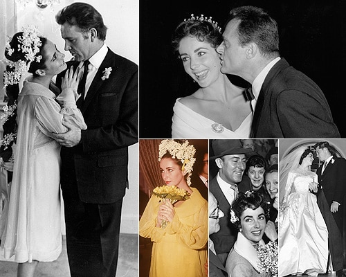 Resultado de imagen para Subastarán fotografía de boda de Elizabeth Taylor