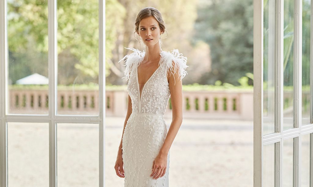 ¿Un look de novia al más puro estilo años 20? En la colección Rosa Clará Gatsby lo encontrarás