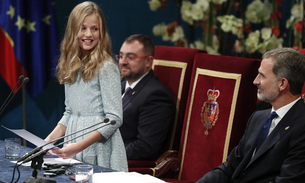 El histórico primer discurso de Leonor en los Premios Princesa de Asturias