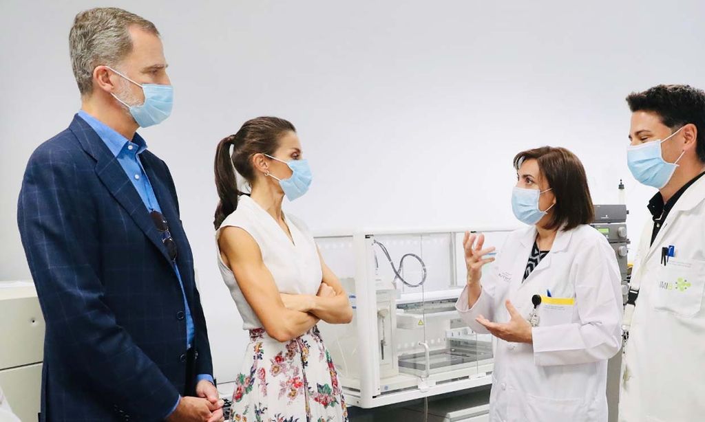 Los investigadores de Murcia, impresionados con el conocimiento de los Reyes sobre ciencia