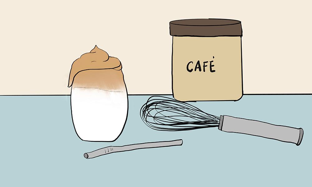 Preparar el café Dalgona más delicioso (y bonito) es posible con estas herramientas