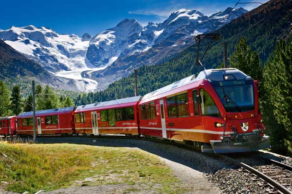 trenes panorámicos Suiza