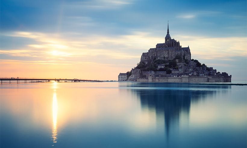Mont-Saint-Michel, el monte que se convierte en isla durante unas horas