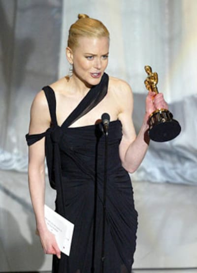 Nicole Kidman y Adrien Brody, grandes triunfadores de los Oscar