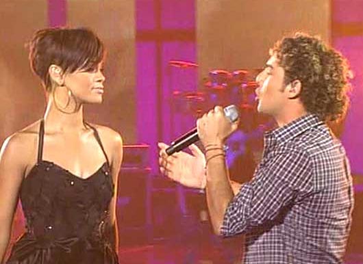 David Bisbal y Rihanna, un dúo de lujo en el escenario