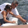 George Clooney y Elisabetta Canalis, inseparables