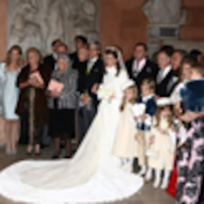 Leticia Rato, sobrina de Rodrigo Rato, toda una princesa en su boda de cuento de hadas en Roma