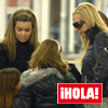 Sólo en la revista ¡HOLA!: Las fotografías del insólito encuentro de Belén Esteban y María José Campanario en Madrid