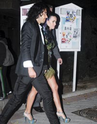 Katy Perry y Russell Brand