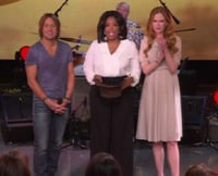 Keith Urban, Nicole Kidman y Oprah Winfrey