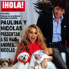 Exclusiva en ¡HOLA!: Paulina y Nicolás presentan a su hijo, Andrea Nicolás