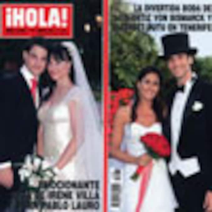 Esta semana en ¡HOLA!: La divertida boda del hijo de Gunilla Von Bismarck con Elisabet Dutú y la de Irene Villa con Juan Pablo Lauro
