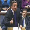 El primer ministro David Cameron comparece en el Parlamento británico por el escándalo de las escuchas ilegales del tabloide 'News of the World'