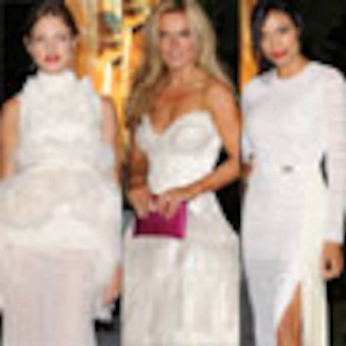 Natalia Vodianova, Geri Halliwell y Rosario Dawson, tres bellezas de blanco en una noche con sabor ruso