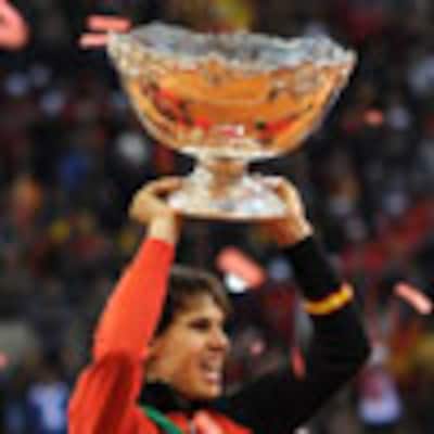 Rafa Nadal consigue la quinta Copa Davis para España en un partido de infarto presidido por el Rey Juan Carlos