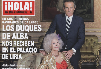 En ¡Hola!: Los duques de Alba nos reciben en el palacio de Liria
