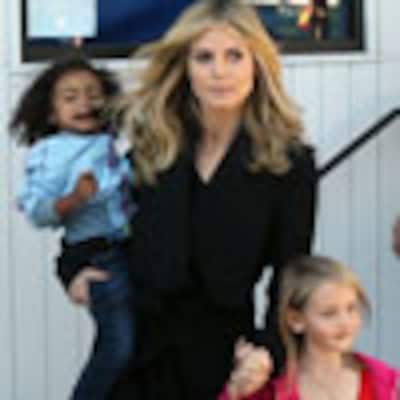 Heidi Klum reaparece rodeada de sus hijos, con gesto serio y su anillo de casada, tras el anuncio de su separación
