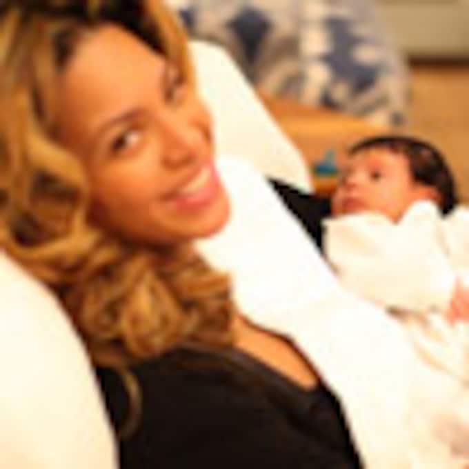 Las primeras y tiernas imágenes de la hija de Beyoncé, Blue Ivy Carter