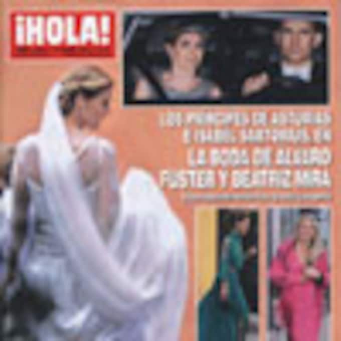 En ¡HOLA!: Los príncipes de Asturias e Isabel Sartorius en la boda de Álvaro Fuster y Beatriz Mira