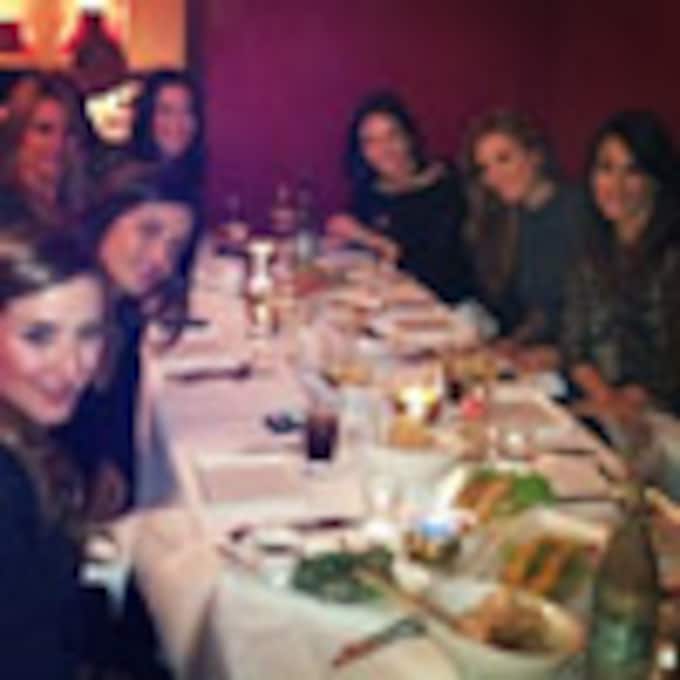 Las 'chicas del Real Madrid' salen de cena