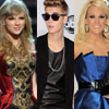 Taylor Swift, Justin Bieber, Carrie Underwood… las jóvenes promesas triunfan en los AMA