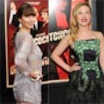 Jessica Biel, convertida en Sra. de Timberlake, de estreno con su amiga Scarlett Johansson en NY
