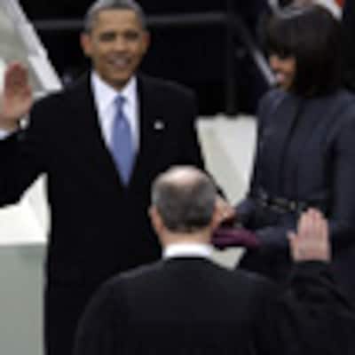 La segunda investidura de Obama foto a foto: 'Dejadme echar una ojeada más… yo no voy a ver esto otra vez'