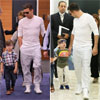 Ricky Martin y sus gemelos 'modelo' presumen de estilo