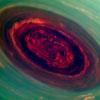 Espectacular huracán en el planeta Saturno