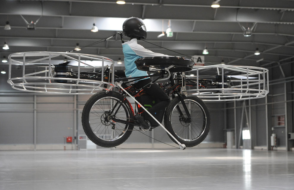 la bicicleta voladora