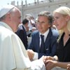 La emoción de Valeria Mazza durante su encuentro con el Papa Francisco