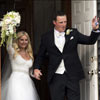 La boda de la actriz Elisha Cuthbert con el jugador de hockey sobre hielo Dion Phaneuf