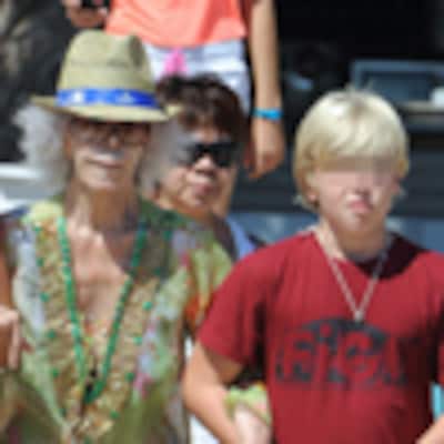 La duquesa de Alba disfruta de Ibiza con sus nietos, Luis y Amina