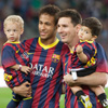 Los 'sucesores' de Neymar y Messi pisan el césped del Camp Nou