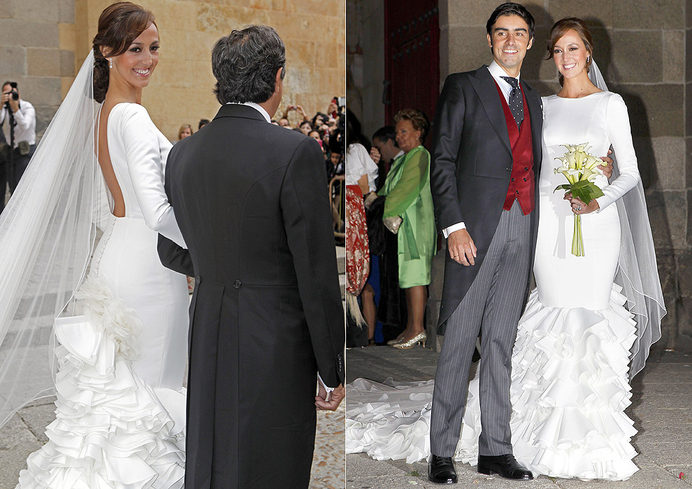 Espectacular desfile de invitados en la boda de Miguel Ángel Perera y Verónica Gutiérrez