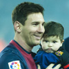 Messi celebra el primer año de vida de su hijo Thiago con una campaña por la infancia