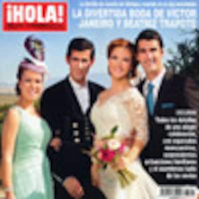 Exclusiva en ¡HOLA!: La divertida boda de Víctor Janeiro y Beatriz Trapote