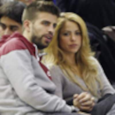 Shakira y Piqué, tarde de 'basket' y mucho amor